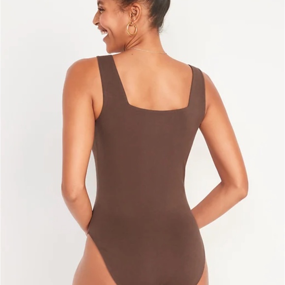 Old navy Sleeveless Square-Neck Bodysuit - brown - Picture 2 of 10